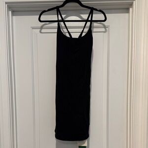 HALARA Black Strappy Active Dress